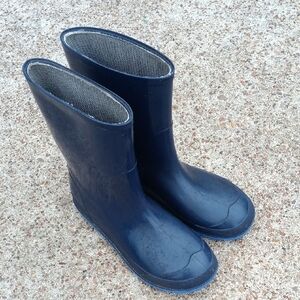 Navy Blue Rain Boots